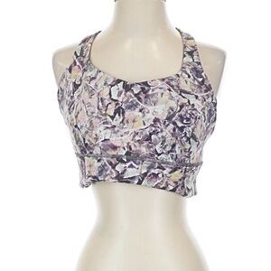 Lululemon Athletica Purple Floral Crop Top